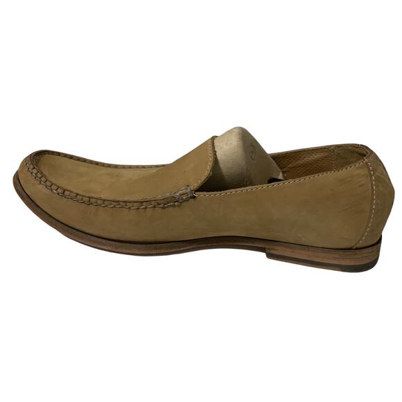 Cole Haan Women's Tan Suede‎ Loafers 10 Corp Light Academia Round Toe Slip On - Picture 6 of 12